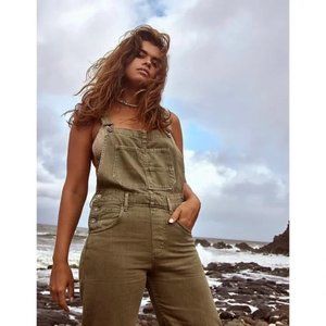 Free People Ziggy Denim Overalls, XL